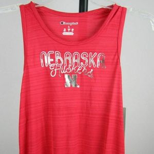 Nebraska Cornhuskers Girls Scoop Racer Back Tank